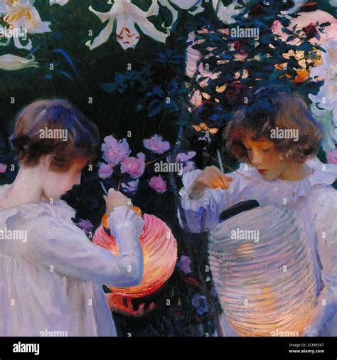 John Singer Sargent - Carnation, Lily, Lily, Rose Stock Photo - Alamy