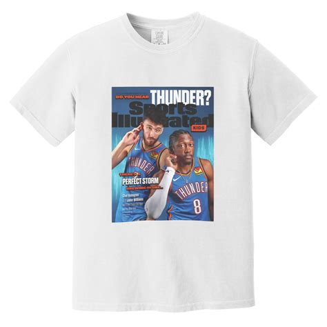 Chet Holmgren Comfort Color T-shirt with Jalen Williams Sports Tribute ...