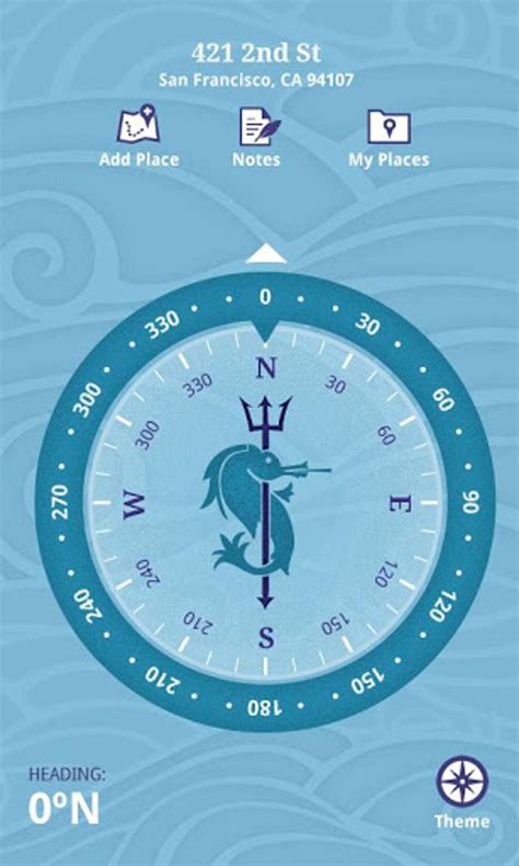 Android Compass 的图像结果