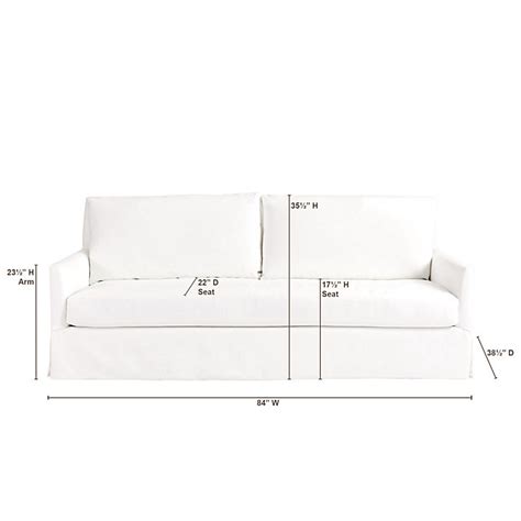 Suzanne Kasler Mathes Upholstered Sofa in Signature Linen Blanc ...