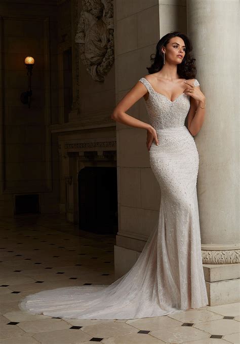Pearl Wedding Dresses: 23 Pretty Pearl Dresses & Accessories - hitched.co.uk