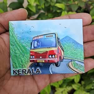 Buy Arte House 3D Polymarble Fridge Magnet - KSRTC Aanavandi in Munnar ...
