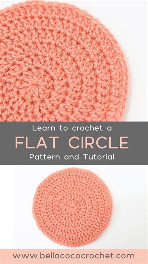 Image result for Crochet Flat Circle Pattern Tutorial