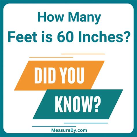 How Many Feet is 60 Inches?