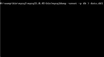 Image result for MySQL Dump Command