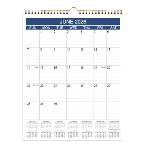 Calendar 2025 2026 Wall Calendar Runs From Jan 2025 To | Desertcart INDIA