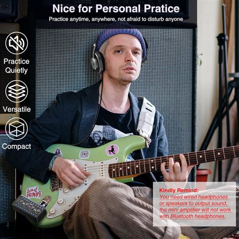 LEKATO Mini Guitar Headphone Amp with Bluetooth, 10 India | Ubuy