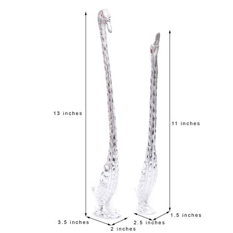 Cute Love Birds with 13 Inch Height Decorative Figurine Showpiece ...