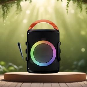 Buy FRONY DJ Box 20W Bluetooth Speaker with FM Radio, Mic, RGB Light ...