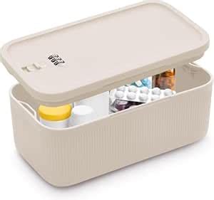 waqif Lockable Storage Box,Medicine Lockbox,Organizer Box with ...