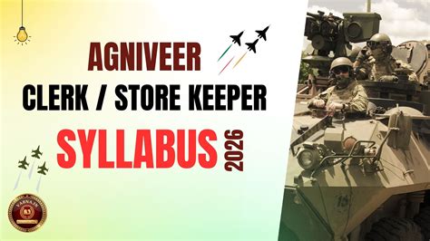 Indian Army Agniveer Clerk Or Store Keeper Exam Pattern & Syllabus 2026