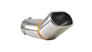 DLT® Universal Fit Bent Shaped Car Muffler Silencer/Exhaust Tip Pipe ...