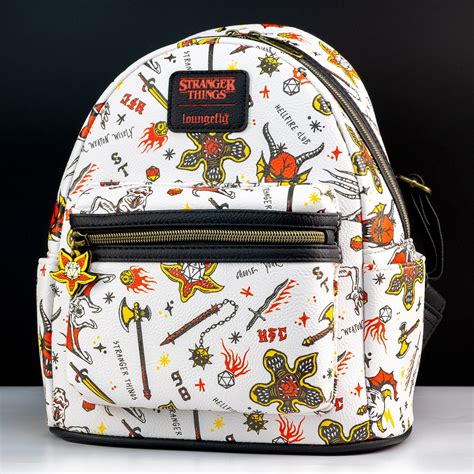 Loungefly x Netflix Stranger Things Hellfire Club Icons Mini Backpack ...