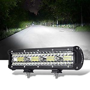 Samman 12 Inch Led Light Bar Spot Flood Combo Beam 240W Triple Rows LED ...