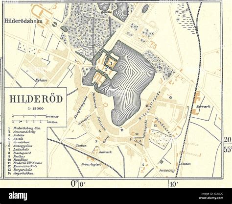 Map Of Hillerod Denmark