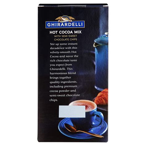 Ghirardelli Hot Cocoa with Semi-Sweet Chocolate Chips - 16 packets ...