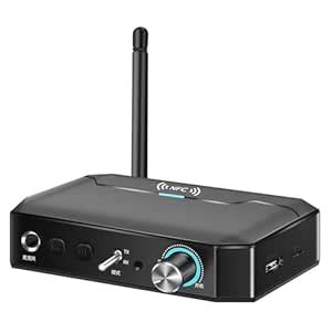 MICROWARE T300 NFC Bluetooth Receiver Transmitter 5.3 Stereo AUX 3.5mm ...