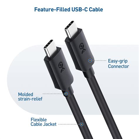 Cable Matters 6 ft USB C to USB C Monitor Cable with 4K 60Hz Video ...