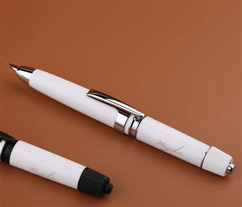 Moonman Majohn A3 Fountain Pen - White - Chrome Clip - Extra Fine – The ...