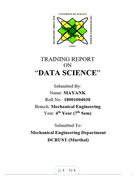 Image result for Data Science Report Structure