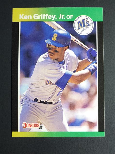 1989 DONRUSS BASEBALLS BEST #192 KEN GRIFFEY JR. ROOKIE MARINERS *NRMT ...