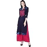 Marlin Women's Rayon 2 Piece Long Kurti with Jacket: Amazon.in ...