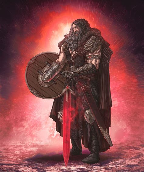 ArtStation - Norse Gods from Journey to Ragnarok, Andrea Guardino Art Viking, Viking Symbols ...