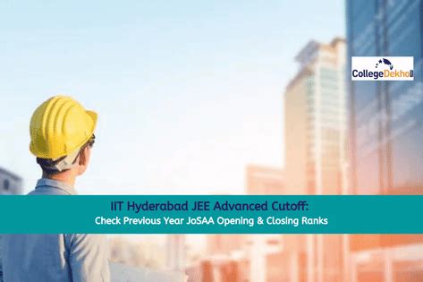 IIT Hyderabad JEE Advanced Cutoff: Check Previous Year JoSAA Opening ...
