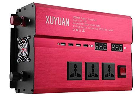 Dintechs-DC 12V/24V To AC 220V Solar Power Inverter 10000W Peak Power ...