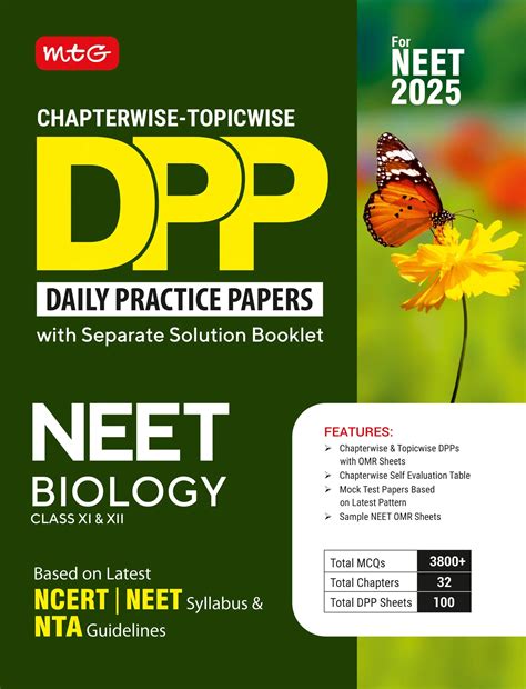 Chapterwise Topicwise DPP NEET Biology (Daily Practice Papers) With So ...