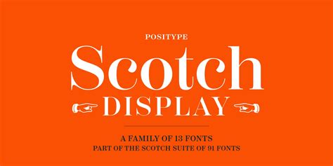 Scotch Genovese Display Font