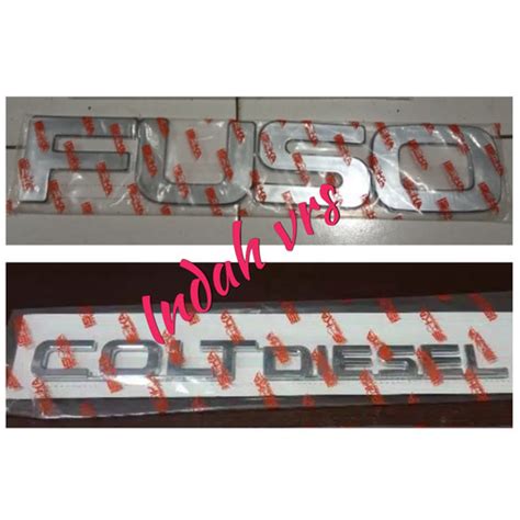 Jual Emblem logo kap fuso jumbo/besar dan coltdiesel mitsubishi new ...
