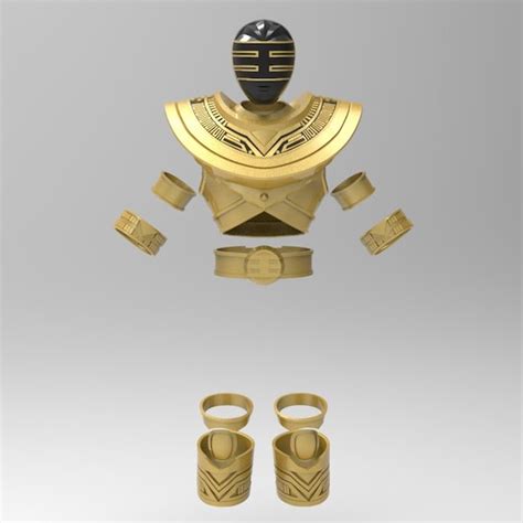 Buy White Ranger Dino Thunder Armor Complete With Sword and Morpher 3D ...