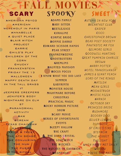 Cozy Fall Movie Marathon