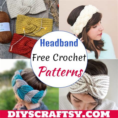 88 Easy Free Crochet Headband Patterns - DIYsCraftsy