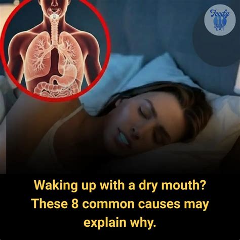 Waking up with a dry mouth? These 8 common causes may explain why.