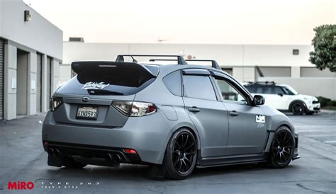 2013 Subaru WRX Hatchback with MiRO TYPE 563 wheels. 18x9.5 ET34 ...