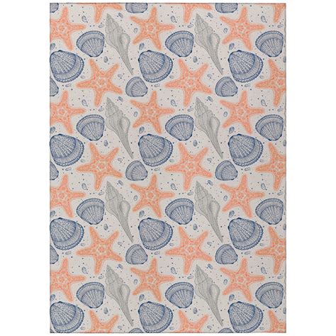 Addison Rugs Surfside ASR34 Peach 2'6" x 3'10" Indoor Outdoor Area Rug ...