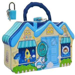 FunBlast Hut Shaped Coin Box For Kids - Dinosaur Piggy Bank – Money ...