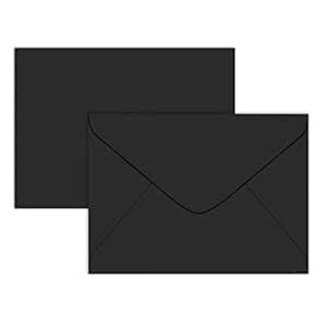 ASSTAONO Black 4x6 Envelopes for Invitations,100 Pack Black A6 ...