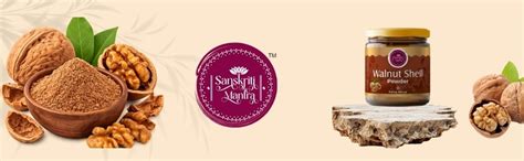 Sanskriti Mantra Walnut Shell Powder| 200 Gm | for Face & Body Scrub ...