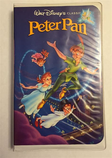 Buy Walt Disney's Peter Pan RARE Black Diamond Classic (VHS Tape ...