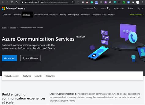 Azure Communication Module 的图像结果