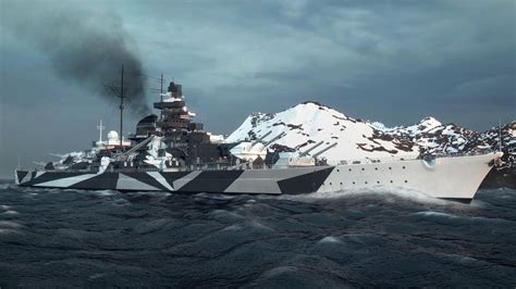 Tirpitz Battleship HD Wallpaper – Mighty German Naval Power in Arctic ...