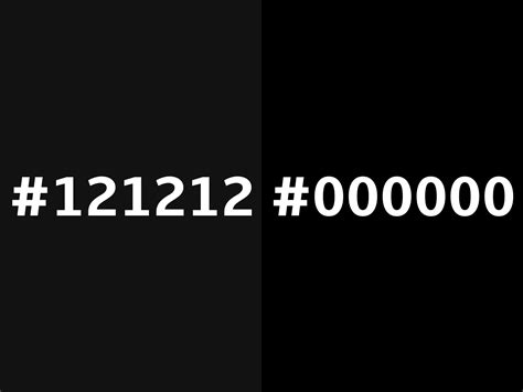 Hex 121212 color