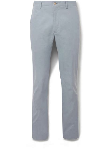 Peter Millar - Raleigh Performance Slim-Fit Straight-Leg Twill Trousers ...
