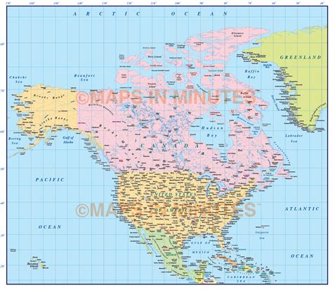 Navigating North America: Understanding Longitude And Latitude - "Polar ...