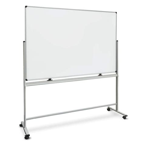 Mobile Rolling White Board – 360° Rotating Double-Sided Mobile Dry ...