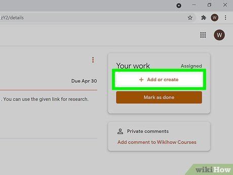 How to Attach a Homework On Google Classroom 的图像结果