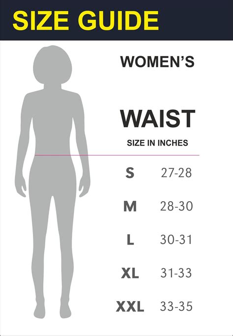 Pant Waist Size Chart | Portal.posgradount.edu.pe
